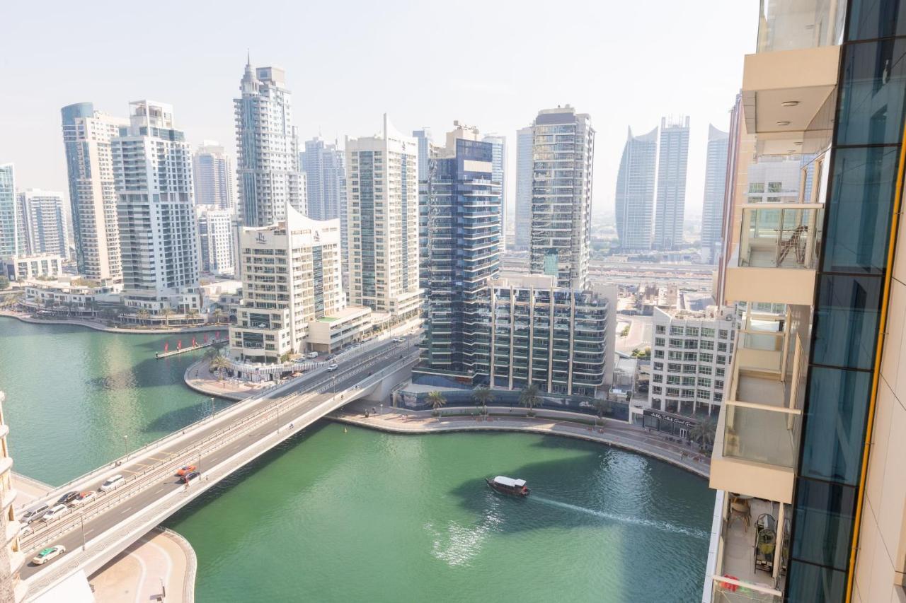 Spacious 1Br With Full Marina View Dubai Luaran gambar