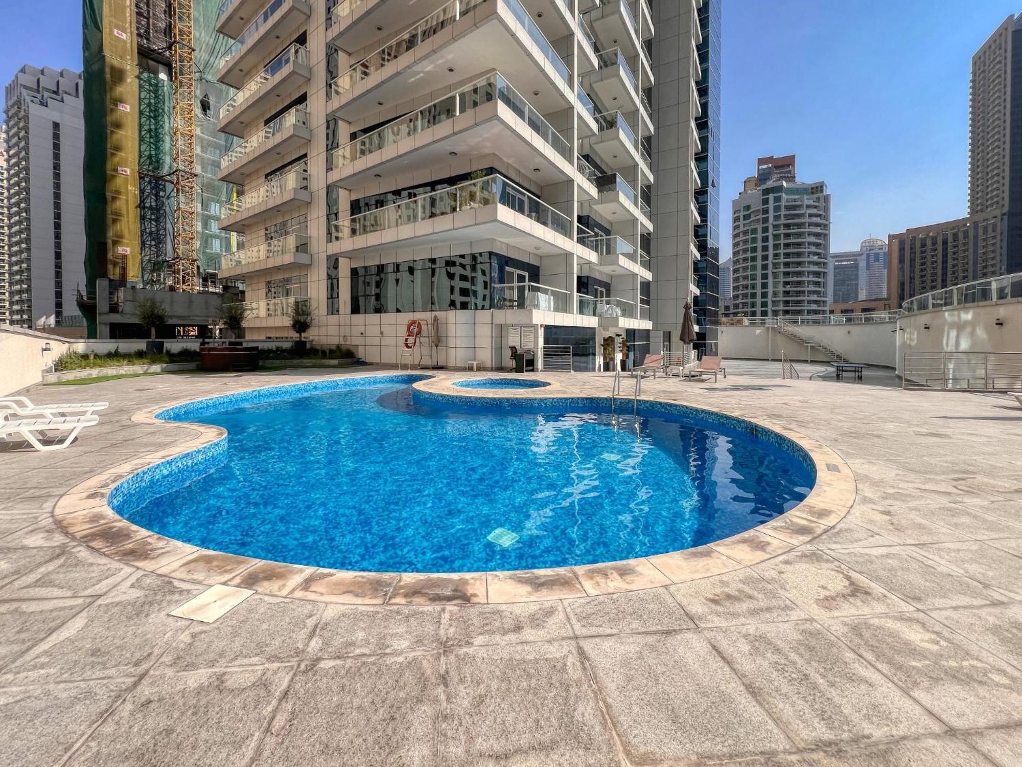 Spacious 1Br With Full Marina View Dubai Luaran gambar