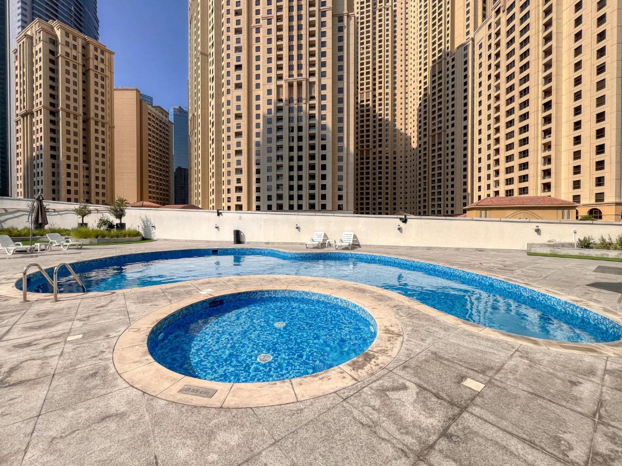 Spacious 1Br With Full Marina View Dubai Luaran gambar